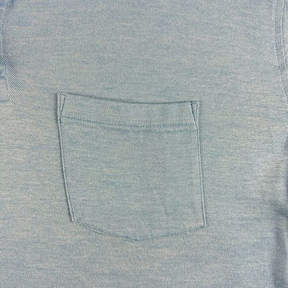 PETER MILLAR Shirt Men Large Blue Crown Cool Golf Polo Golfer Rugby Casual - Picture 3 of 12